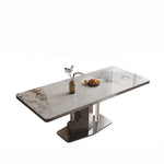 ラグジュアリーなセラミック&ステンレステーブル-モダンデザインの美しさを追求 hfcjp-4012