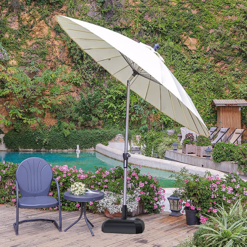 パラソル パラソルセット ガーデンパラソル おしゃれ ベース付き アルミ製 日傘 日よけ アウトドア zy-52