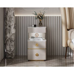 高級感溢れる無垢材とセラミックのナイトテーブル hmq-1923