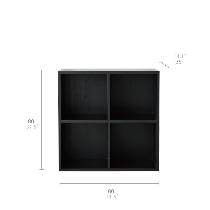 モダンデザインのアッシュ材キャビネット|多功能収納&強化ガラス仕様 hms-4059
