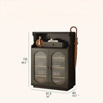 モダンデザイン?ガラス多層キャビネット|おしゃれ収納で魅せる空間コーディネート hlxl-4398