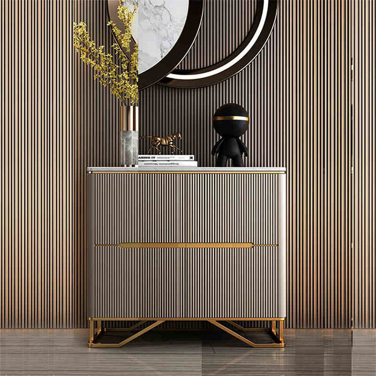 高級ステンレスセラミックキャビネット|モダンでエレガントなデザイン収納家具 hbs-4429