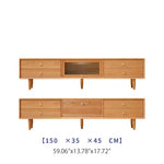 高級チェリー材 多層板 テレビ台 | 銅とガラスのスタイリッシュデザイン hldmz-728