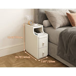 モダンデザインナイトテーブル | コンパクト収納サイドテーブル hmq-1916