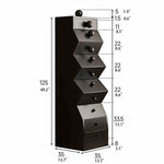 パイン材キャビネット|モダンデザインでおしゃれな収納ソリューション hlxl-4406