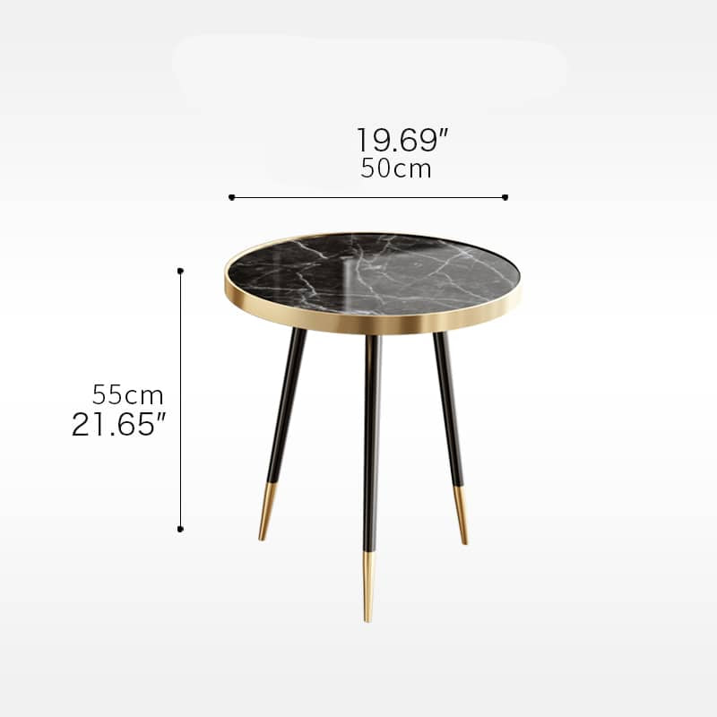 ラグジュアリーな大理石センターテーブルセット|リビングに洗練された魅力を加える fel-1986