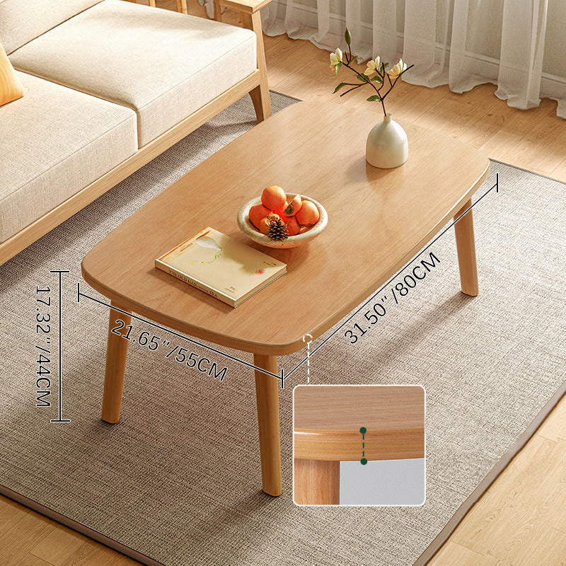 ナチュラルウッドセンターテーブル|北欧風おしゃれデザイン家具 hmo-1984