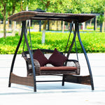 ブランコ 二人乗り チェア キッズ 遊具 ガーデンファニチャー 屋根付き スウィングベンチ キッズ 椅子 子供 ガーデン おしゃれ zy-154