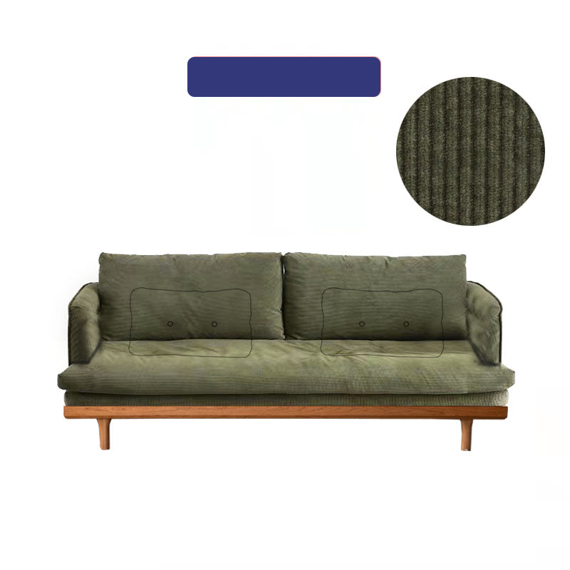 【高級チェリー材使用】ラグジュアリーソファー - パイン?グースダウン?シリコンフィルのコーデュロイデザイン fyx-825