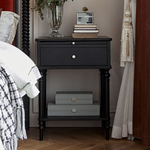 レッドオークの上質ナイトテーブル|高級感漂うおしゃれな収納家具 hggw-4176