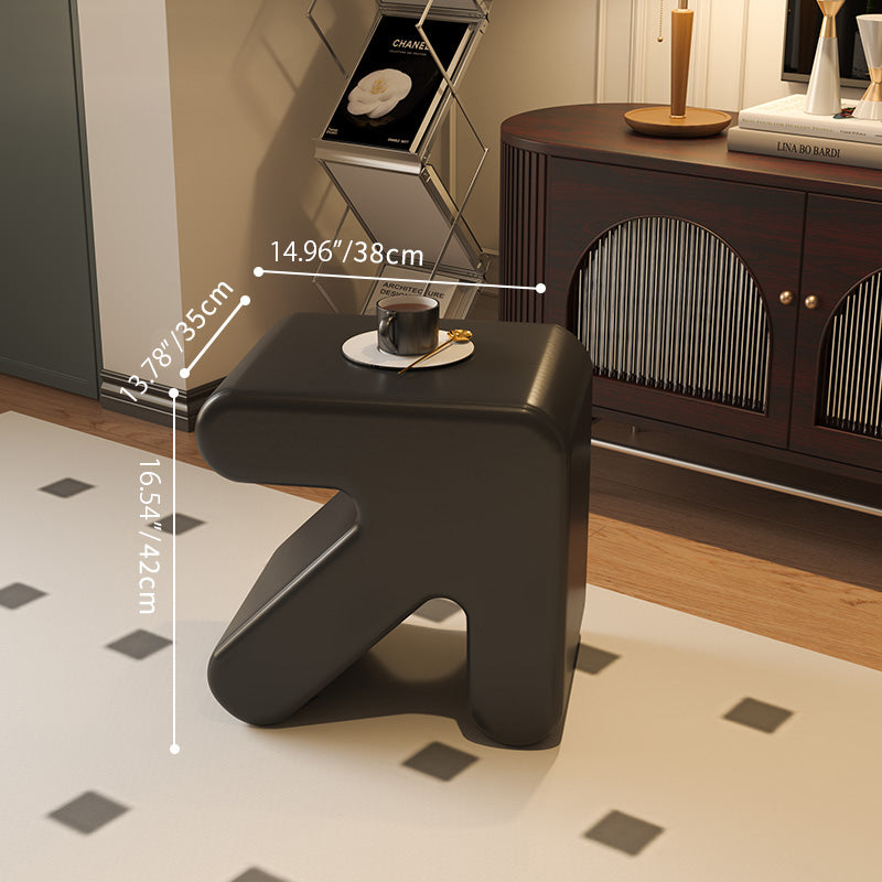 【ポップなデザイン!おしゃれな人工皮革スツール - リビングに彩りをプラス】 fel-1953