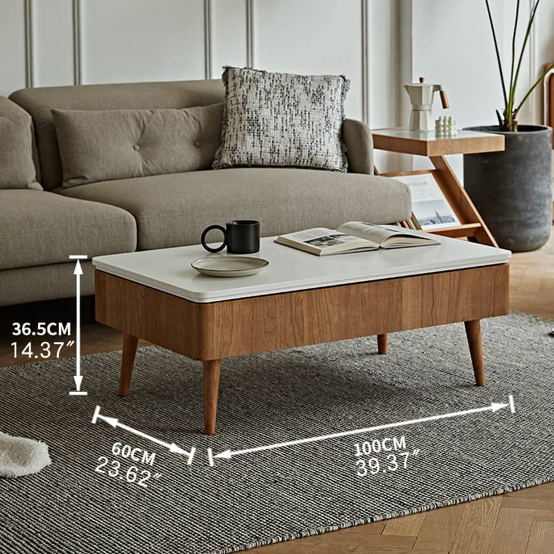 無垢材使用センターテーブル 高品質で耐久性抜群 fmy-1131