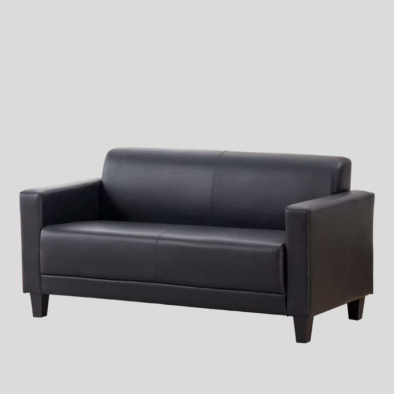 高品質木製フレーム×エアレザーソファー3人掛け/快適&耐久性抜群 qm-4