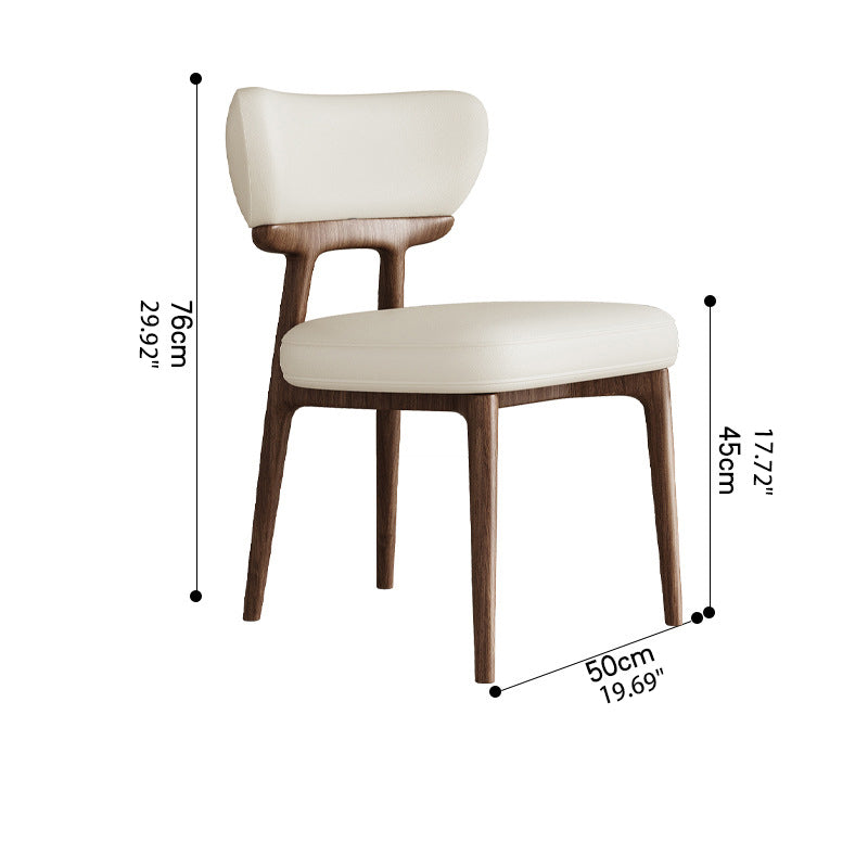 シープボア&PUレザー使用のスタイリッシュなアッシュ材チェアセット fjx-2685