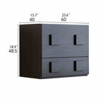 アッシュ材キャビネット|スタイリッシュなモダンデザイン収納ソリューション hlxl-4410