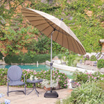 パラソル パラソルセット ガーデンパラソル おしゃれ ベース付き アルミ製 日傘 日よけ アウトドア zy-52