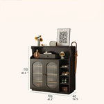 モダンデザイン?ガラス多層キャビネット|おしゃれ収納で魅せる空間コーディネート hlxl-4398