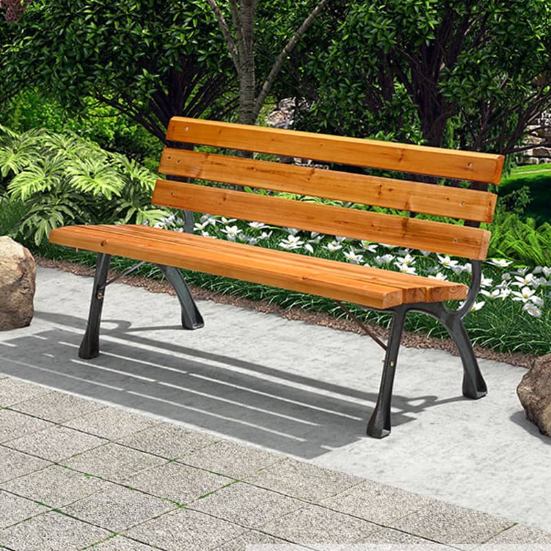 ガーデンベンチ ベンチ 木目調 アルミ ガーデンチェア アルミ製フレーム 長椅子 おしゃれ チェア ガーデン アウトドア zy-143