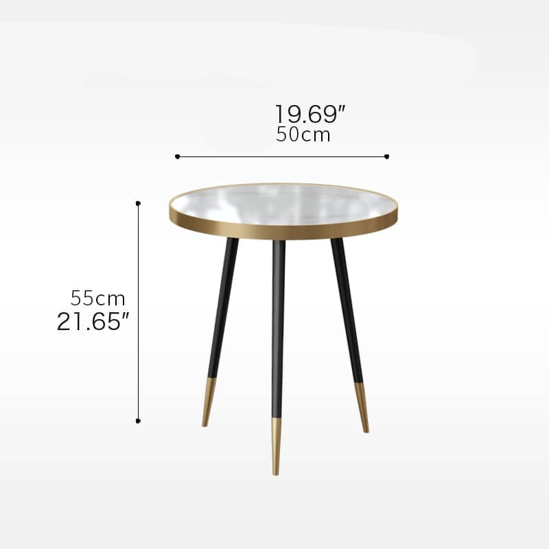 ラグジュアリーな大理石センターテーブルセット|リビングに洗練された魅力を加える fel-1986