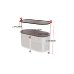 モダンラタンセンターテーブル: スタイリッシュな収納とデザイン性でインテリアを彩る hsj-2252