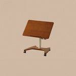 移動式チェリー材テーブル|スタイリッシュデザインで快適な作業空間を実現 fpmxm-2768