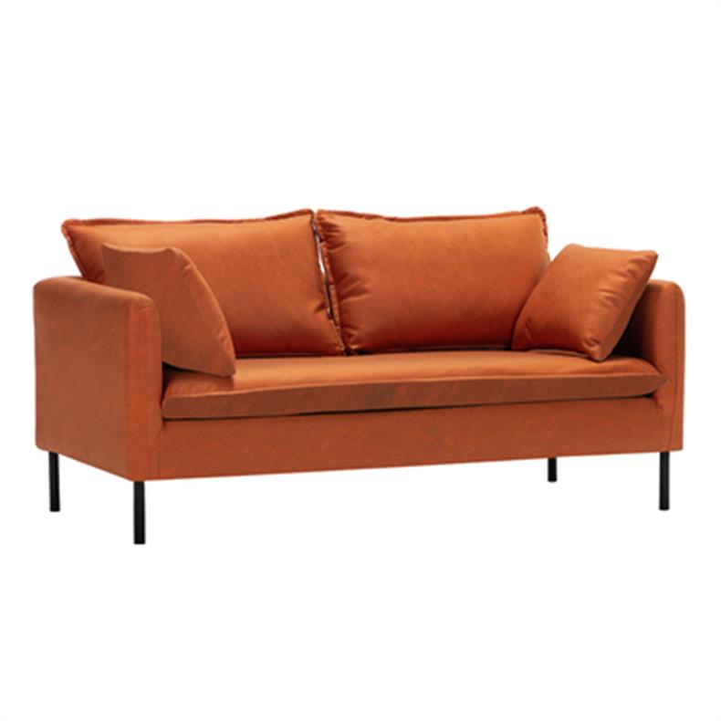 高品質木製エアレザーと綿のソファー - 快適さとスタイルを両立 qm-5