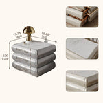 高級無垢材ナイトテーブル セラミック製 ランプ付き モダンデザイン ベッドサイドテーブル hmq-1934