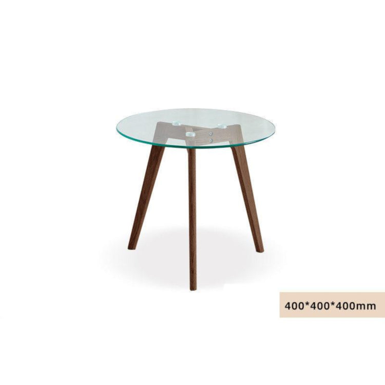 センターテーブル ナチュラル オーク材 強化ガラス ysys-a1186-table