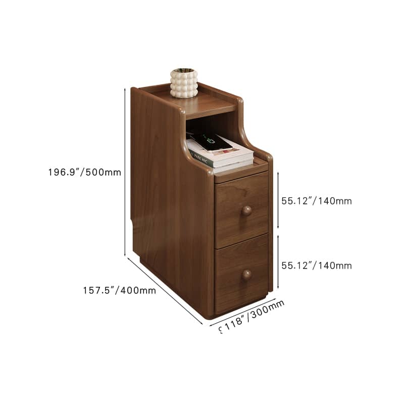 「パイン製ナイトテーブル - シンプルで機能的なベッドサイド家具」 hmq-1914