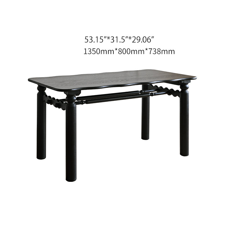 レッドオークの魅力を堪能!スタイリッシュなダイニングテーブルセット hggw-4191