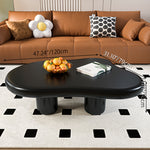 モダンでおしゃれなブラックセンターテーブル - リビングにぴったりなデザイン fel-1949