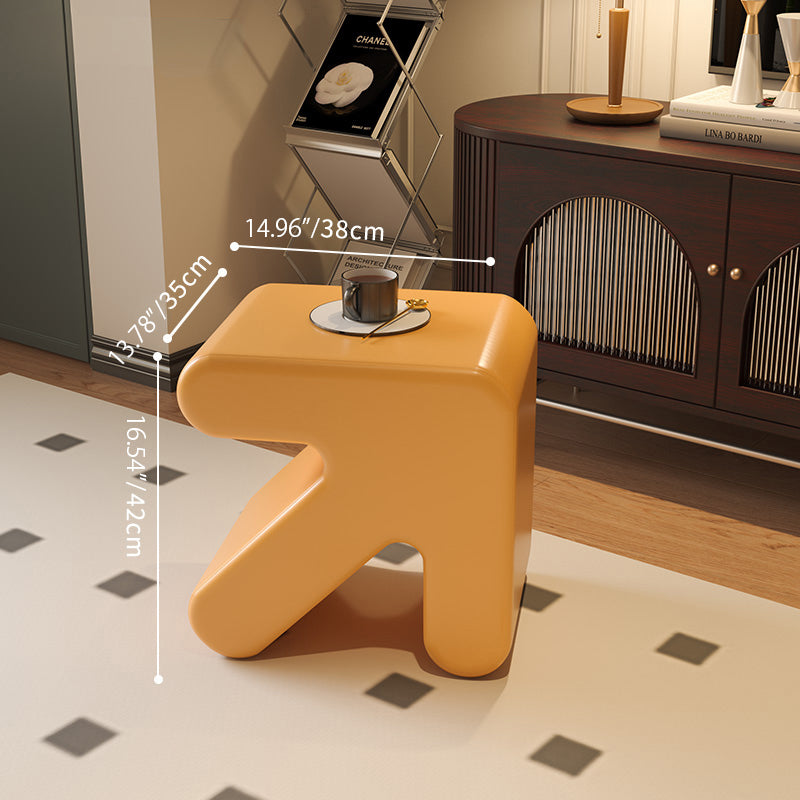 【ポップなデザイン!おしゃれな人工皮革スツール - リビングに彩りをプラス】 fel-1953