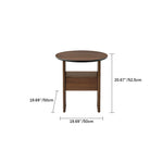 モダンデザイン!多層板ラウンドナイトテーブル - ベッドサイドに最適 fif-4525