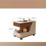 セラミック×ステンレスのモダンセンターテーブル:スタイリッシュなリビングの主役に hfcjp-4003