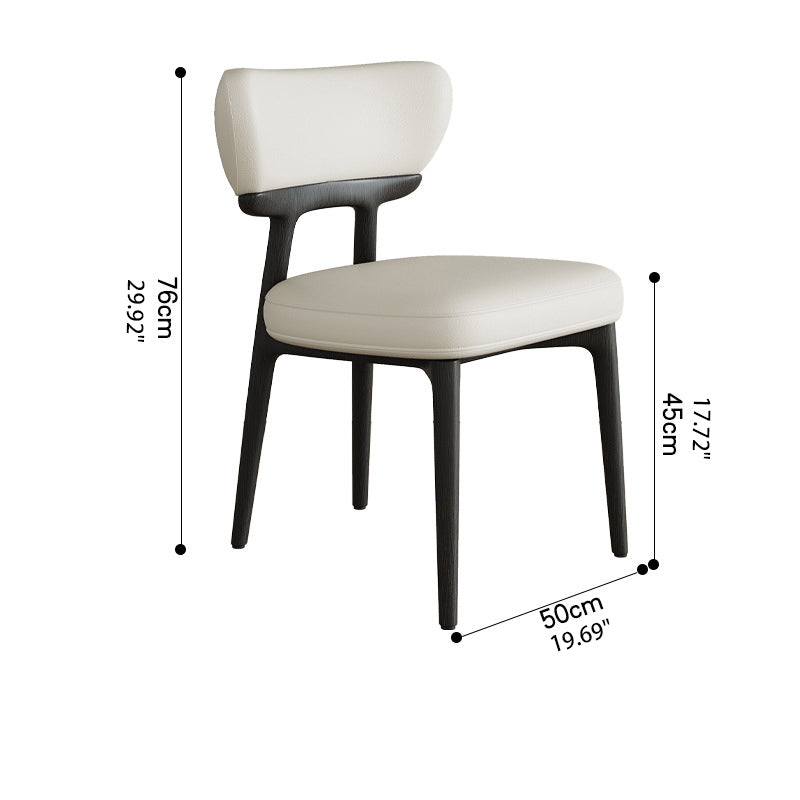 シープボア&PUレザー使用のスタイリッシュなアッシュ材チェアセット fjx-2685