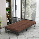 【快眠ベッド】MDF集成材&竹炭パネル採用!快適な寝心地を追求、人造繊維&椰纖絲マット付き fcsnm-904