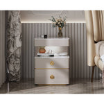 高級感溢れる無垢材とセラミックのナイトテーブル hmq-1923