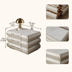 高級無垢材ナイトテーブル セラミック製 ランプ付き モダンデザイン ベッドサイドテーブル hmq-1934