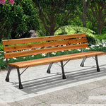 ガーデンベンチ ベンチ 木目調 アルミ ガーデンチェア アルミ製フレーム 長椅子 おしゃれ チェア ガーデン アウトドア zy-143