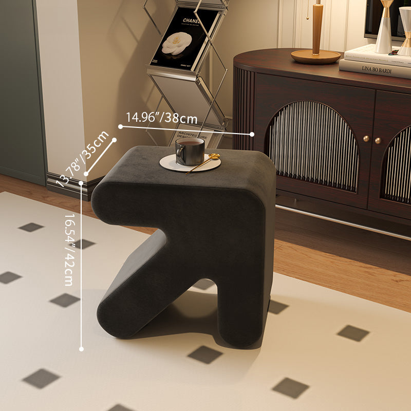 【ポップなデザイン!おしゃれな人工皮革スツール - リビングに彩りをプラス】 fel-1953