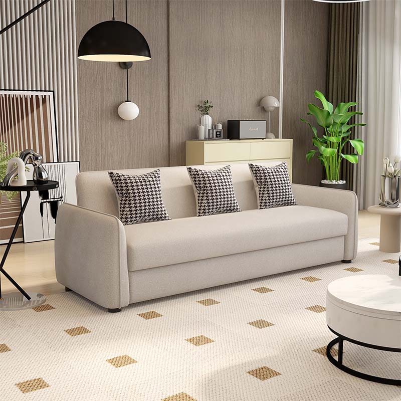 【高級感溢れる】木製 MDF集成材 ソファー 合皮 フェイクレザー 使い心地抜群 fsmy-405