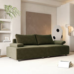 高品質 ソファー 木製フレーム&MDF 多機能合皮フェイクレザーソファ fsmy-399