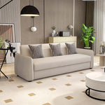 高品質ソファー|木製MDF集成材 & エアレザー製】リビング用快適家具 fsmy-404