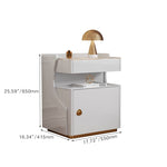 モダンなデザインが魅力!高級ガラス製ナイトテーブル hmq-1921