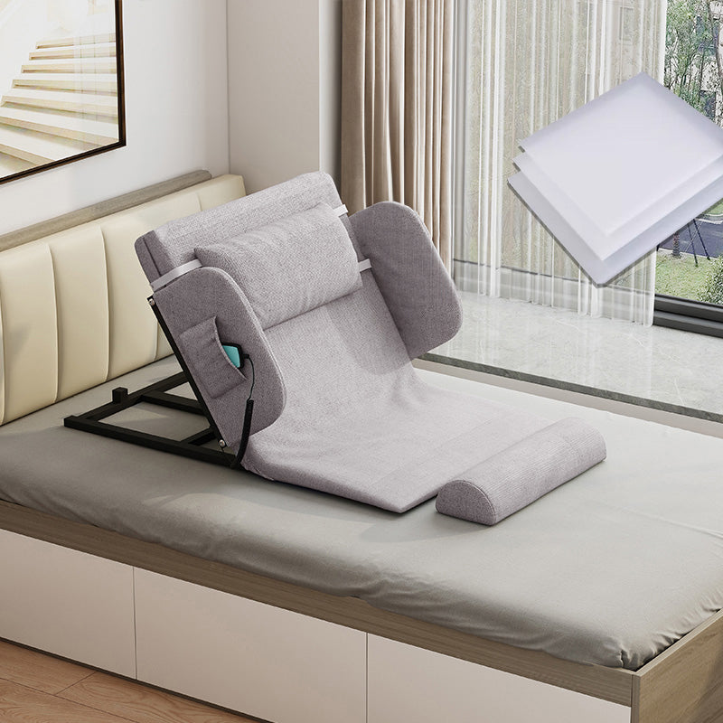 高級アルミニウム合金フレーム&綿麻仕上げベッド - 快適な睡眠をサポート foltm-1554