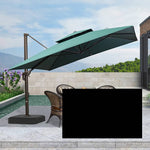 パラソル ガーデンパラソル パラソルセット 大きめ 日除け 雨ざらし パラソル スタンドパラソル zy-127-2