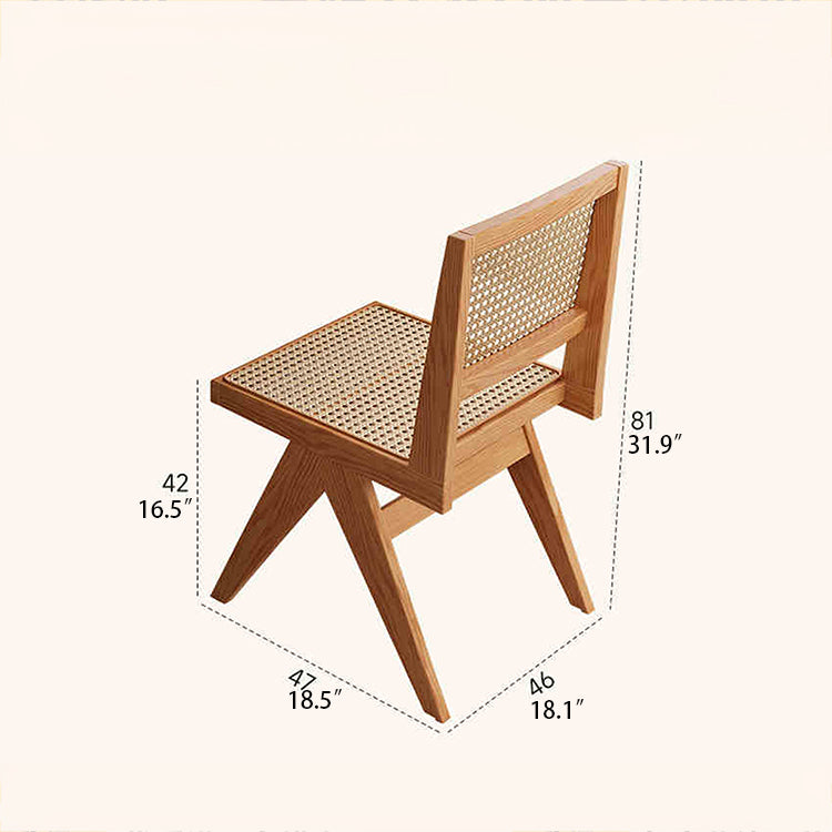 シックなアッシュ材ラタンチェア|モダンデザインインテリア必見 hlxl-4402