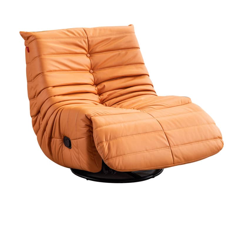 「快適な座り心地!パインMDF集成材とPPコットン使用のエアレザーソファー」 fykl-423