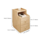 「パイン製ナイトテーブル - シンプルで機能的なベッドサイド家具」 hmq-1914