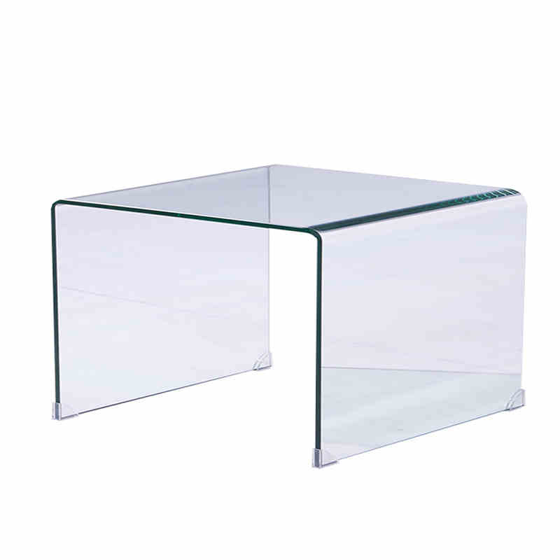 スタイリッシュな強化ガラス製ティーテーブル - モダンなリビングに最適なインテリアアイテム! bd-4565